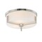 Maxim Lighting Dart 3-Light 14" Wide Satin Nickel Flush Mount Light 21280SWSN - alternate 1